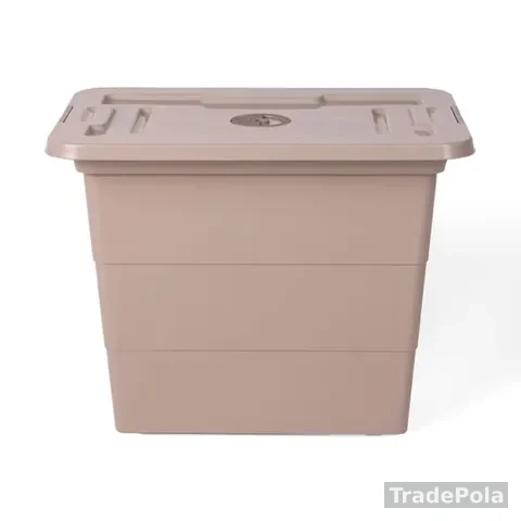Plastic Storage Box Coloured with Tray 40 LTR (Phoenix)