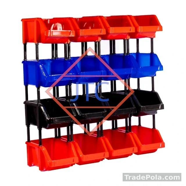 Storage Bin Rack 16 pcs – Small