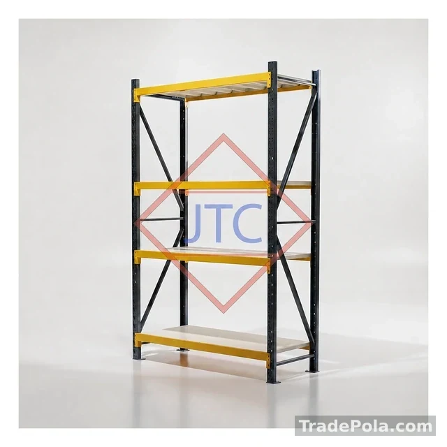 Boltless Steel Storage Rack – 48″ × 20″ | 4 Shelves | 250kg Per Shelf