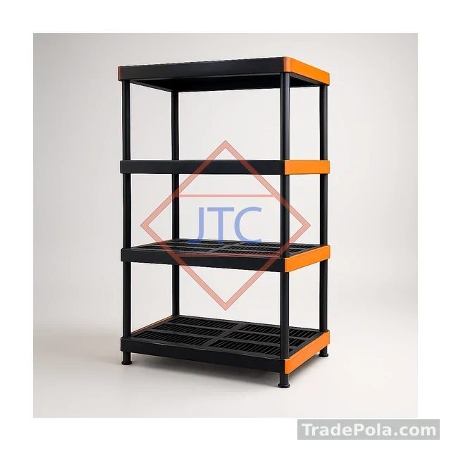 Plastic Storage Rack 54″ x 36″ x 24″ (4 Layer)