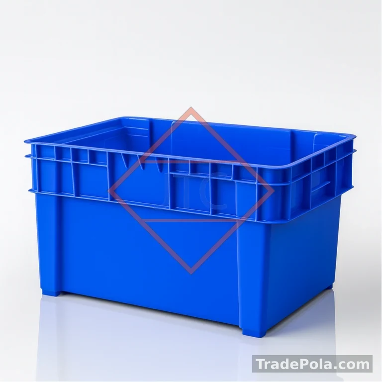 Crate CP34 Without Lid – 540 (L) X 353 (B) X 300 (H) – (Fish Crate)