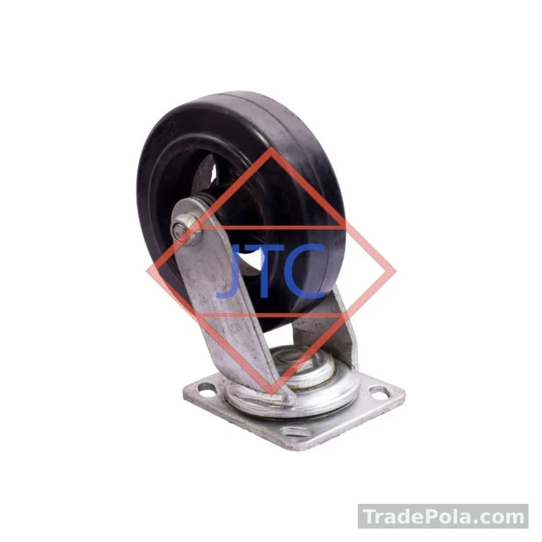 6″ × 2″ Heavy Duty Rubber Caster Wheel