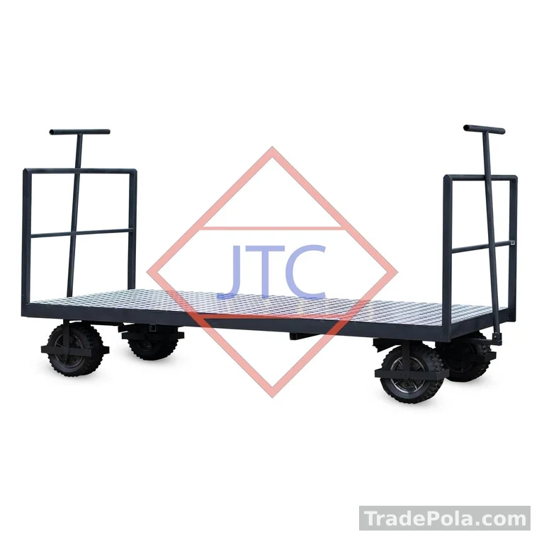 8 Wheel Industrial Grade Generator Trolley With 2000 Kg Capacity And Outdoor Wheels