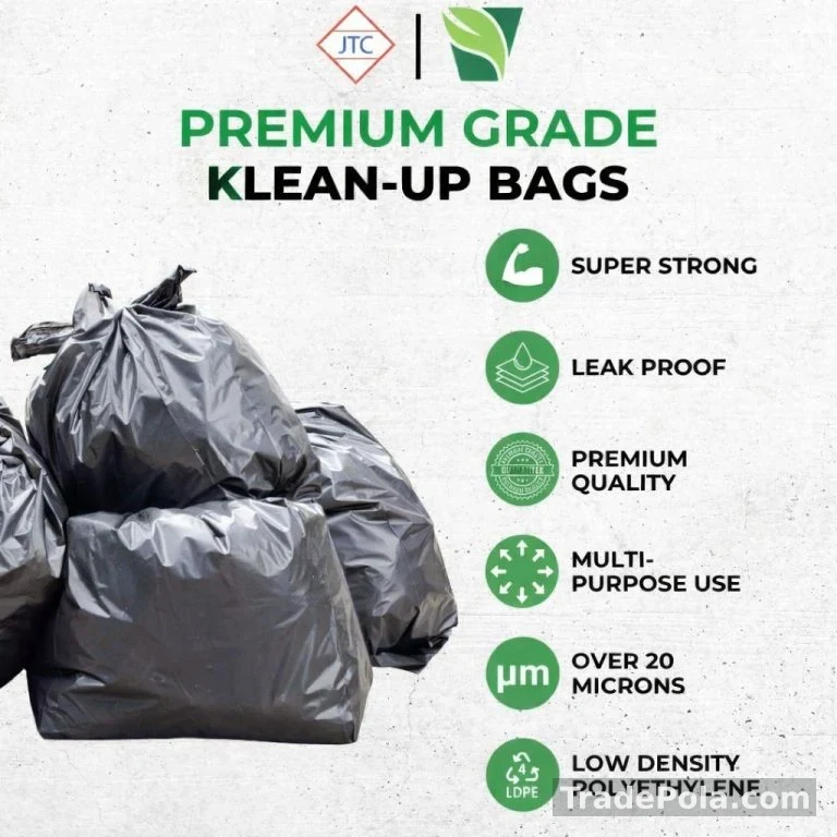 Premium Grade Garbage Bags – Heavy Duty