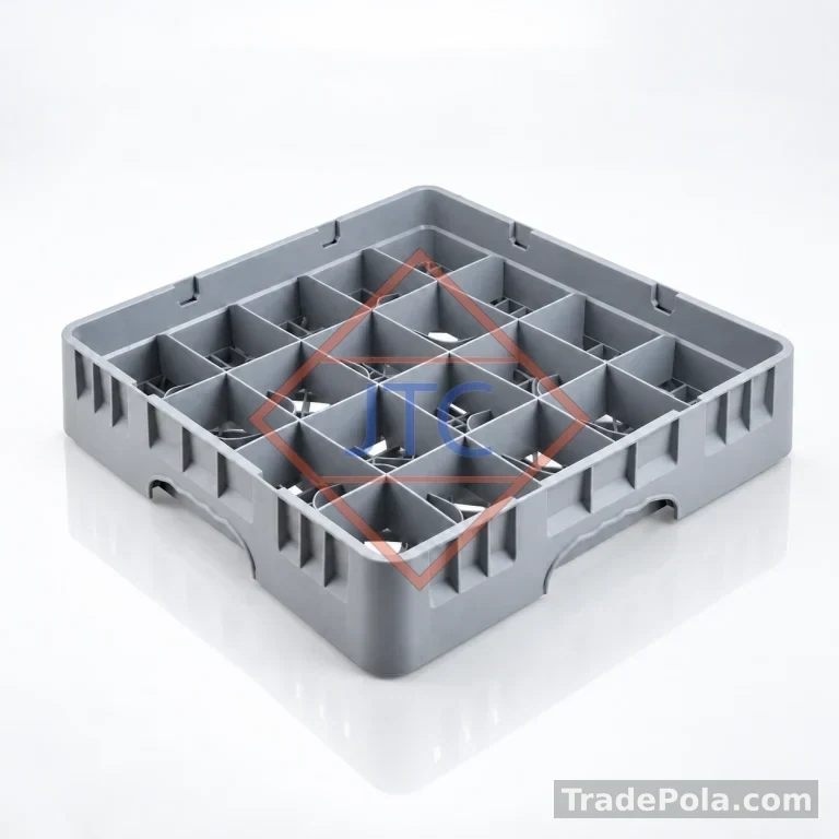 20 Compartment Base Glass Rack