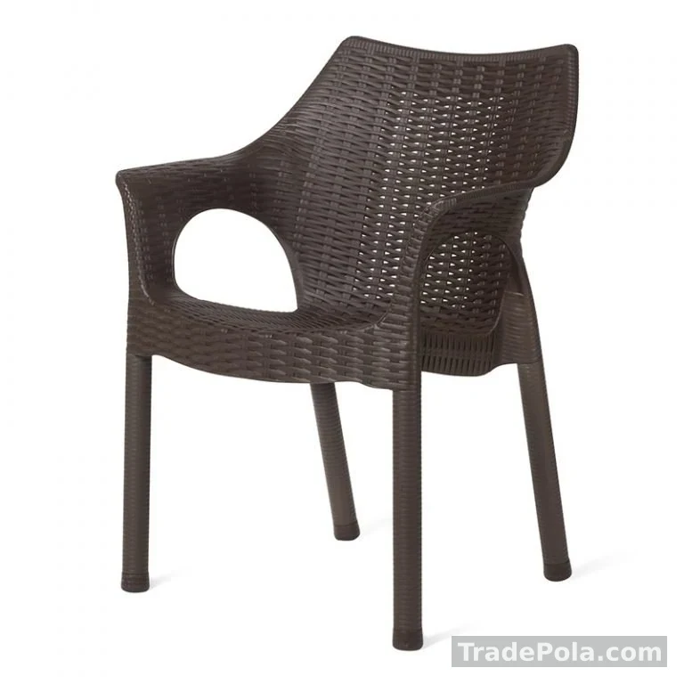 Cambridge Rattan Style Plastic Arm Chair – Phoenix