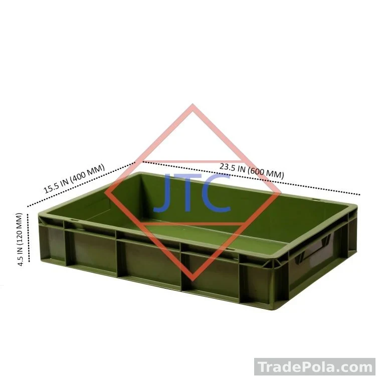 Crate C15 – 600 (L) X 400 (B) X 120 (H)