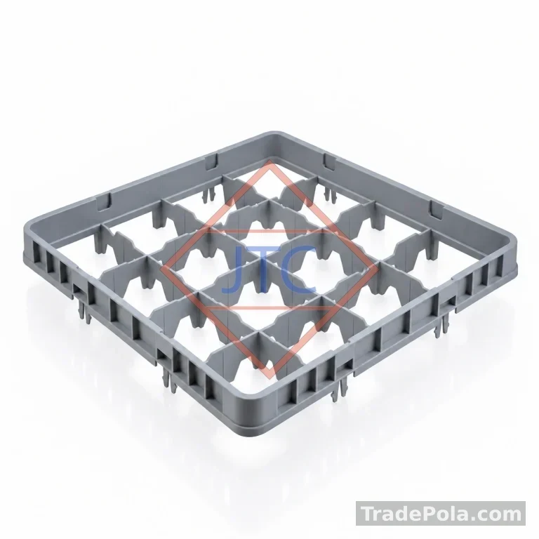 16 Compartment Glass Rack Extender