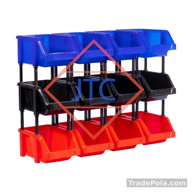 Storage Bin Rack 12 pcs – Small