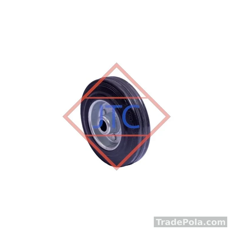 Needle Bearing 5″ Rubber Wheel