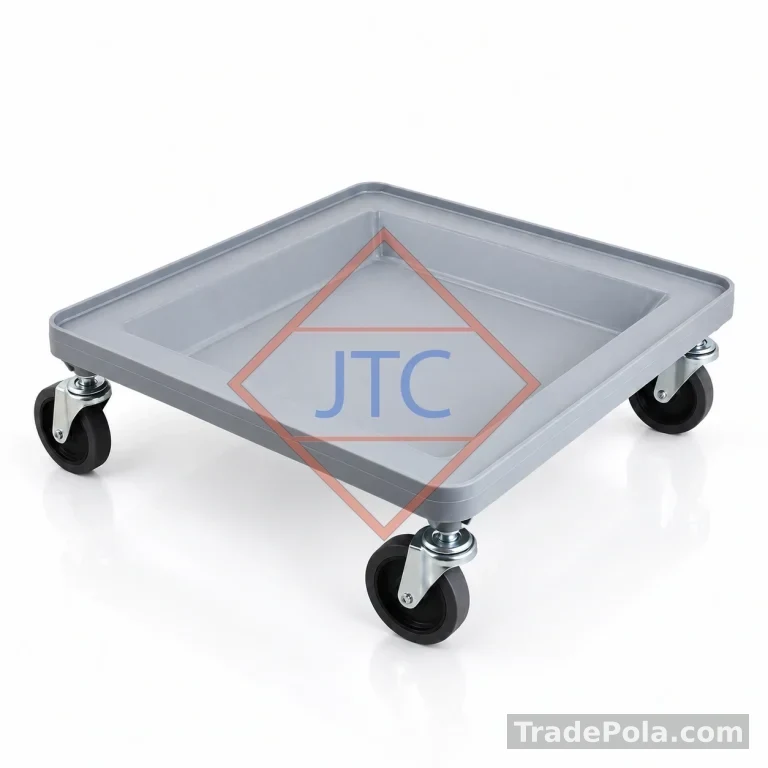 Glass Rack Dolly – 530 × 530 mm