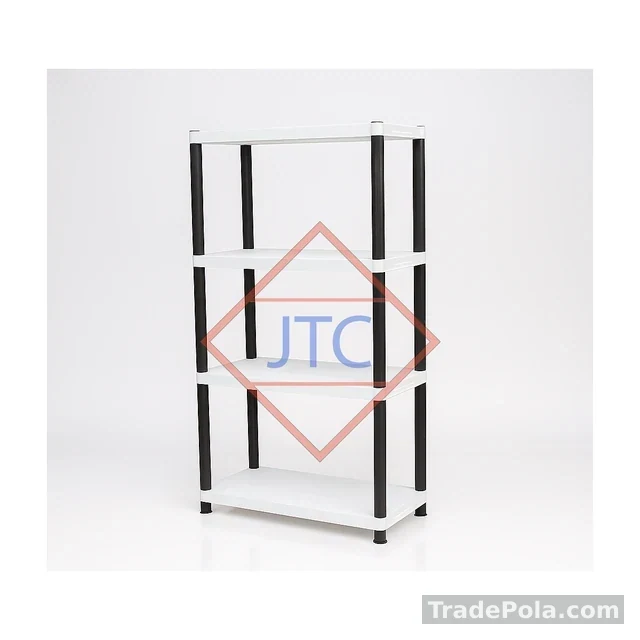 Plastic Storage Rack 55″ × 28″ × 15″ (4 Layer)