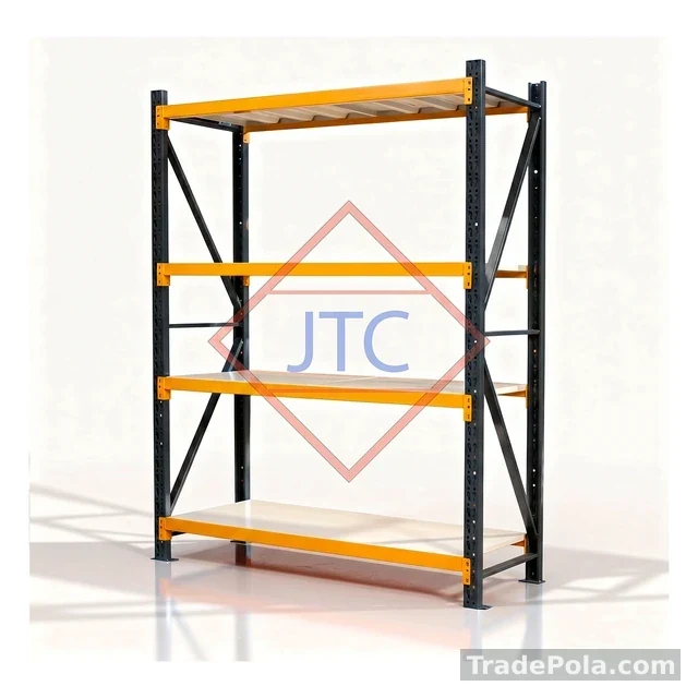 Boltless Steel Storage Rack – 60″ × 20″ | 4 Shelves | 250kg Per Shelf