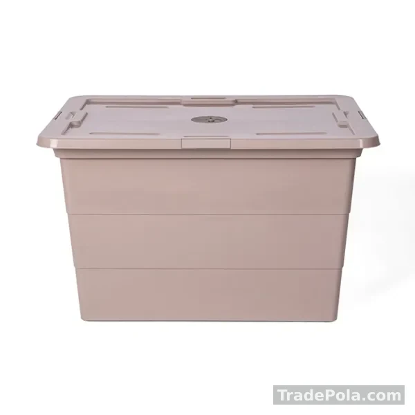 Plastic Storage Box Coloured with Tray 100 LTR (Phoenix)