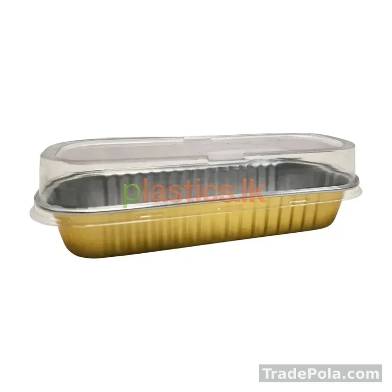 Gold aluminium containers