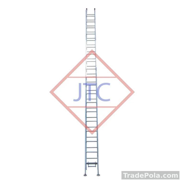 Heavy Two-Section Aluminium Extension Ladder — 3 mm
