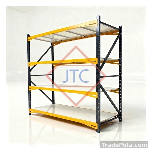 Boltless Steel Storage Rack – 72″ × 24″ | 4 Shelves | 400kg Per Shelf