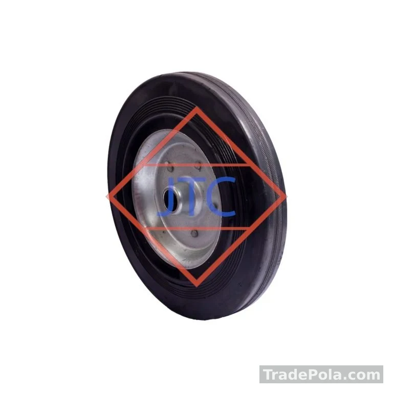 Needle Bearing 10″ Rubber Wheel
