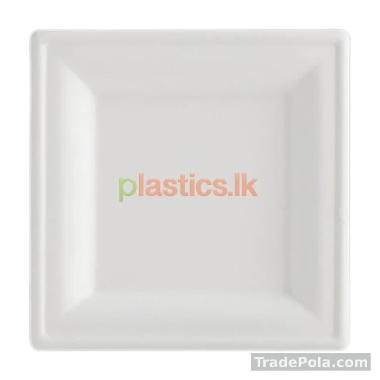 Square Bagasse Plates
