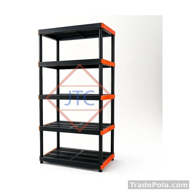Plastic Storage Rack 72″ x 36″ x 24″ (5 Layer)
