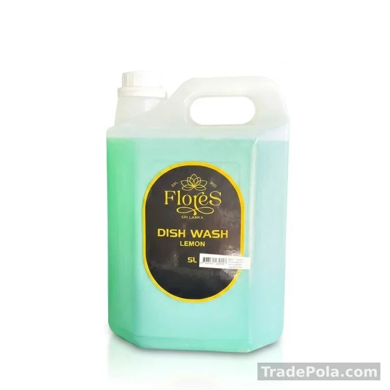 FloréS Dish Wash Lemon 5L – Premium Dishwashing Liquid