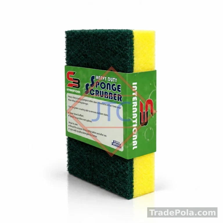 Extra-Large Heavy-Duty Sponge Scrubber