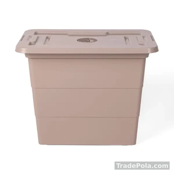 Plastic Storage Box Coloured with Tray 40 LTR (Phoenix)