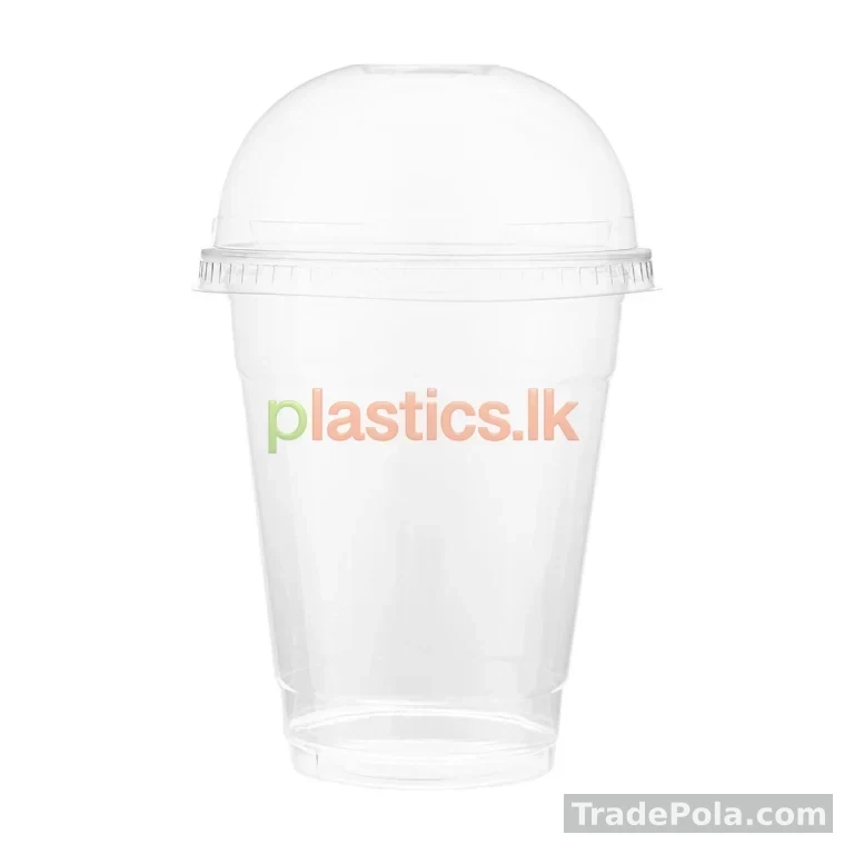 Clear PET Juice Cups with Lids