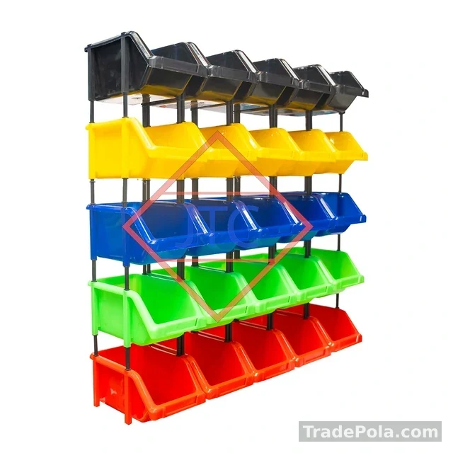 Storage Bin Rack 25 pcs – Large