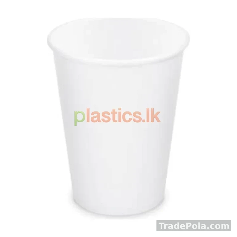 White paper cups