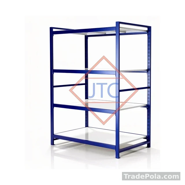 Modular 4-Tier Display & Storage Rack (250kg per Shelf)