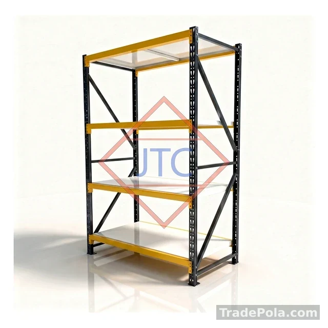 Boltless Steel Storage Rack – 48″ × 24″ | 4 Shelves | 250kg Per Shelf