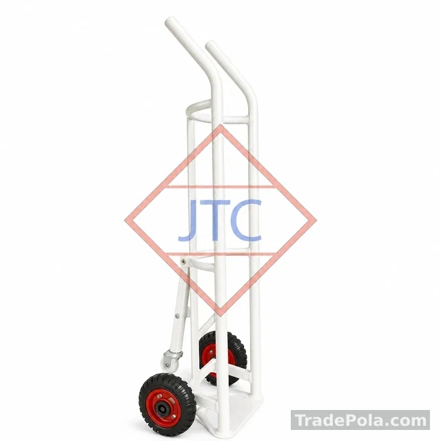 Heavy-Duty Gas Cylinder Trolley – 6″ Diameter Model