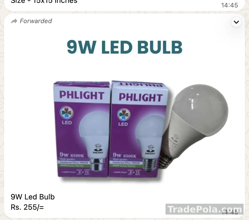 PHLIGHT 9W LED Bulb