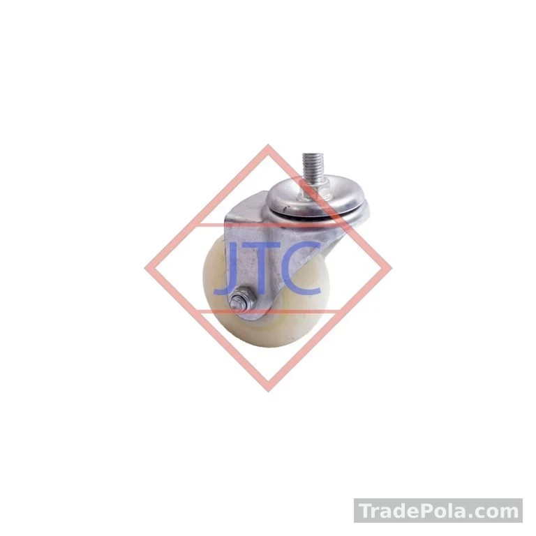 3″ Nylon Threaded Stem Caster Wheel