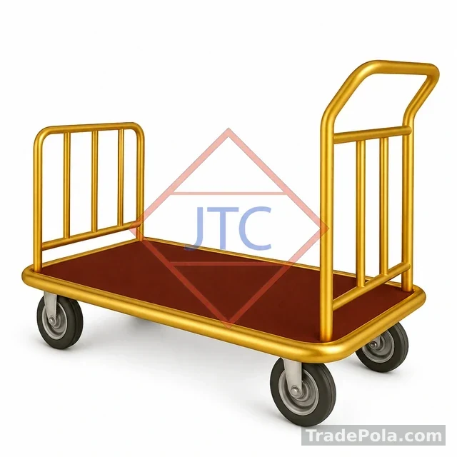 Hotel Luggage Trolley – Premium Bellman’s Cart for Hotels & Resorts