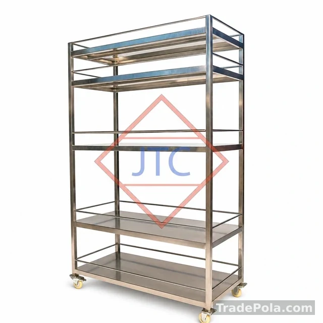 Stainless Steel Luxury Hotel Trolley