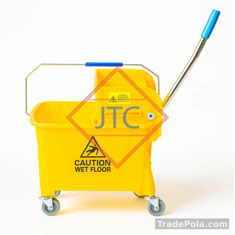 Kentucky Mop Bucket with Wringer – 21 L | Professional Floor Cleaning Bucket for Commercial Use
