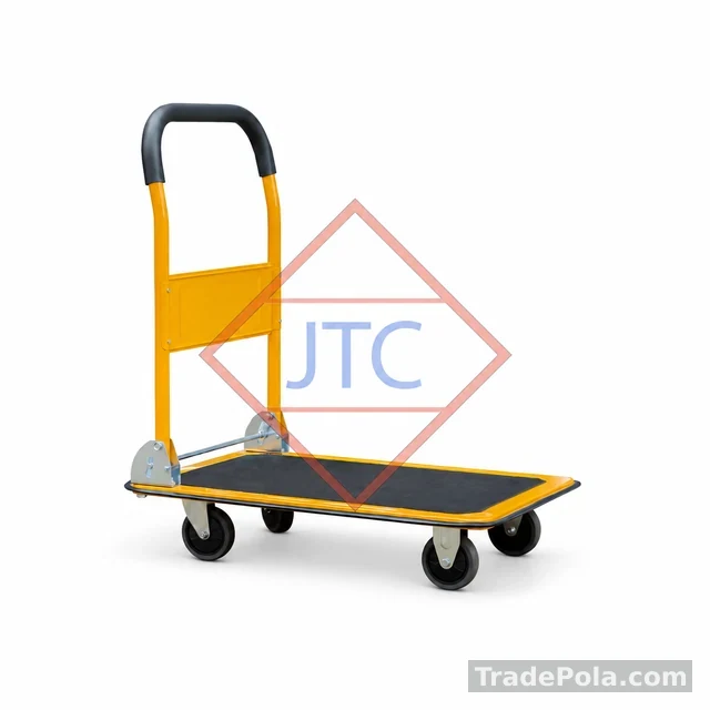 Yelba Steel Cargo Folding Trolley 28.5″ x 18.5″ with 150Kg Capacity
