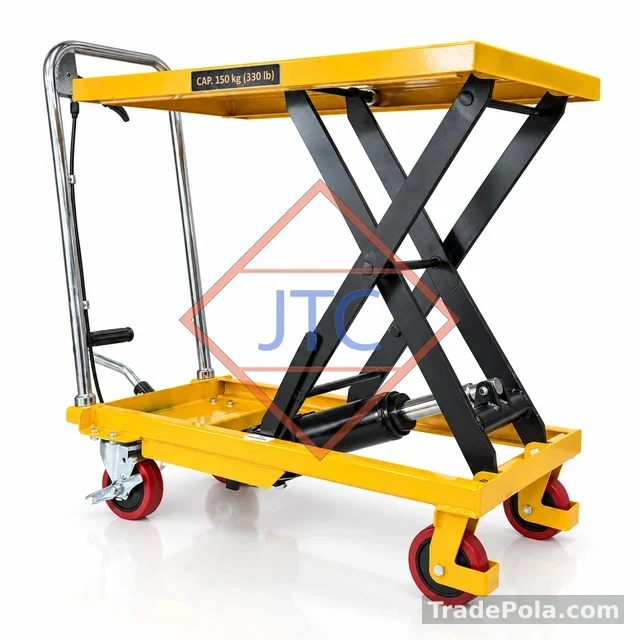 Hydraulic Scissor Lift Table Trolley – 150 kg / 500 kg