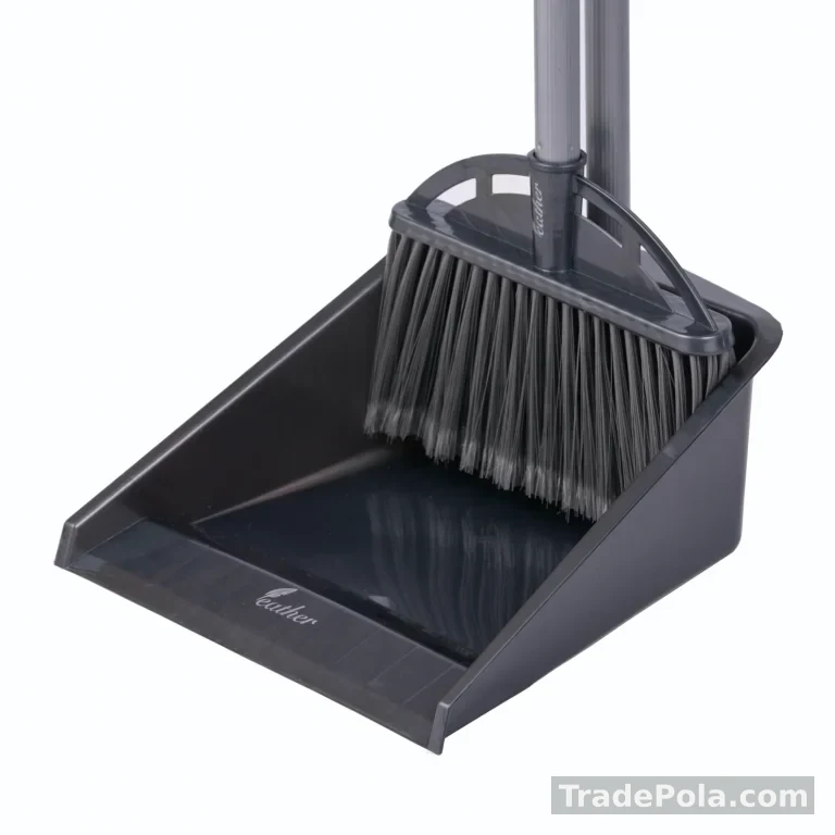 Dustpan and Broom with Short Handle